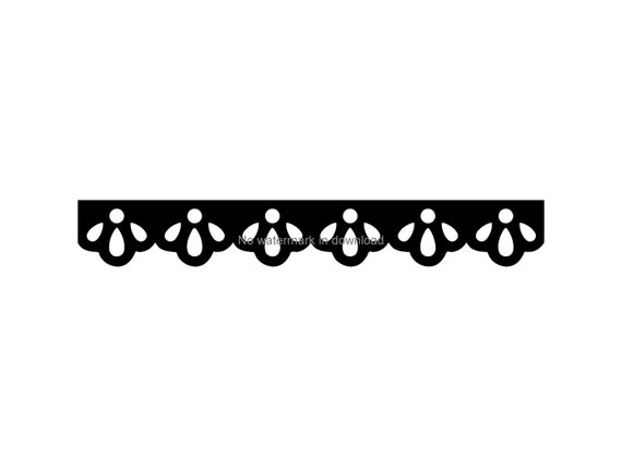 Download Lace Svg Eyelet Lace Lace Silhouette Trim Svg File Etsy
