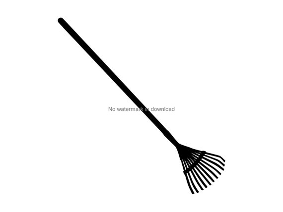 Rake Clip Art Black And White