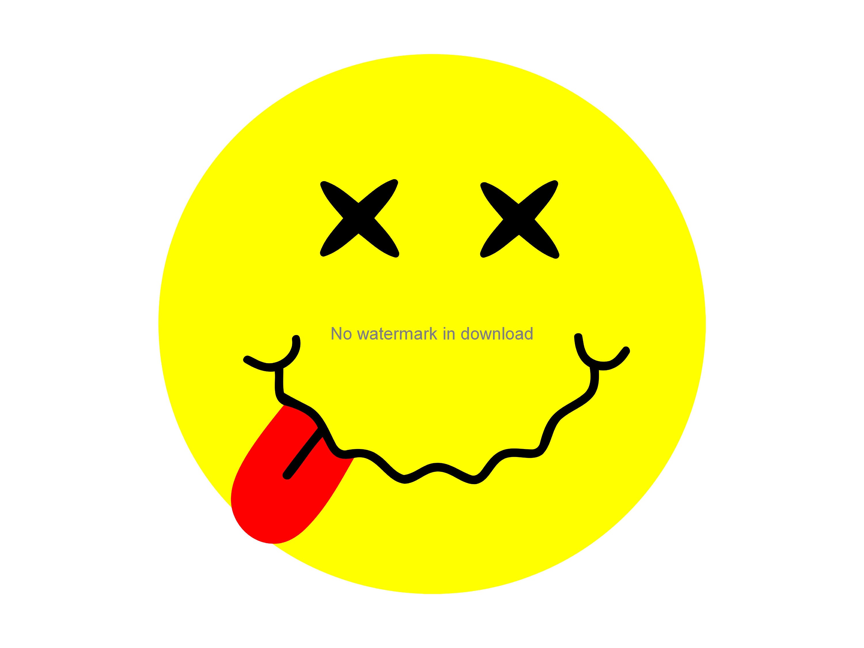 Drunk Emoji Vector Svg Drunk Emoji Image Drunk Emoji Clipart Etsy