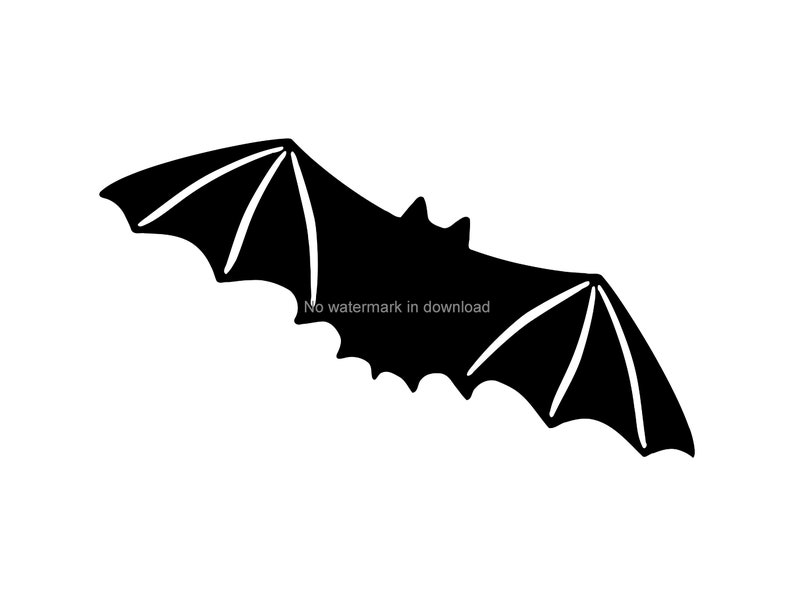 Halloween Image Bat Clip Art Bat Wings Clipart Bat Wings Svg File Bat Silhouette Svg Bat Cut Files Bat Wings Digital Clip Art