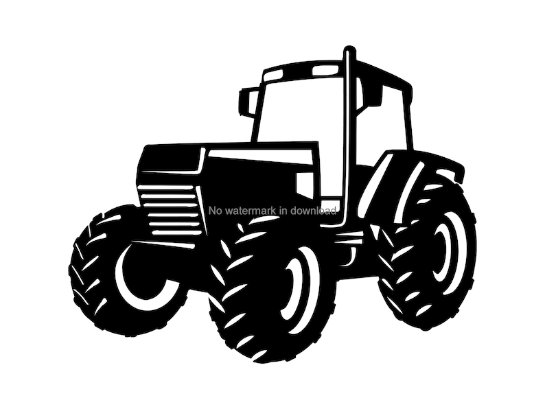 Tractor Clipart Tractor Svg Svg Files for Silhouette Dxf Tractor Farm Tractor Svg Farmer Svg Cricut Tractor Svg File