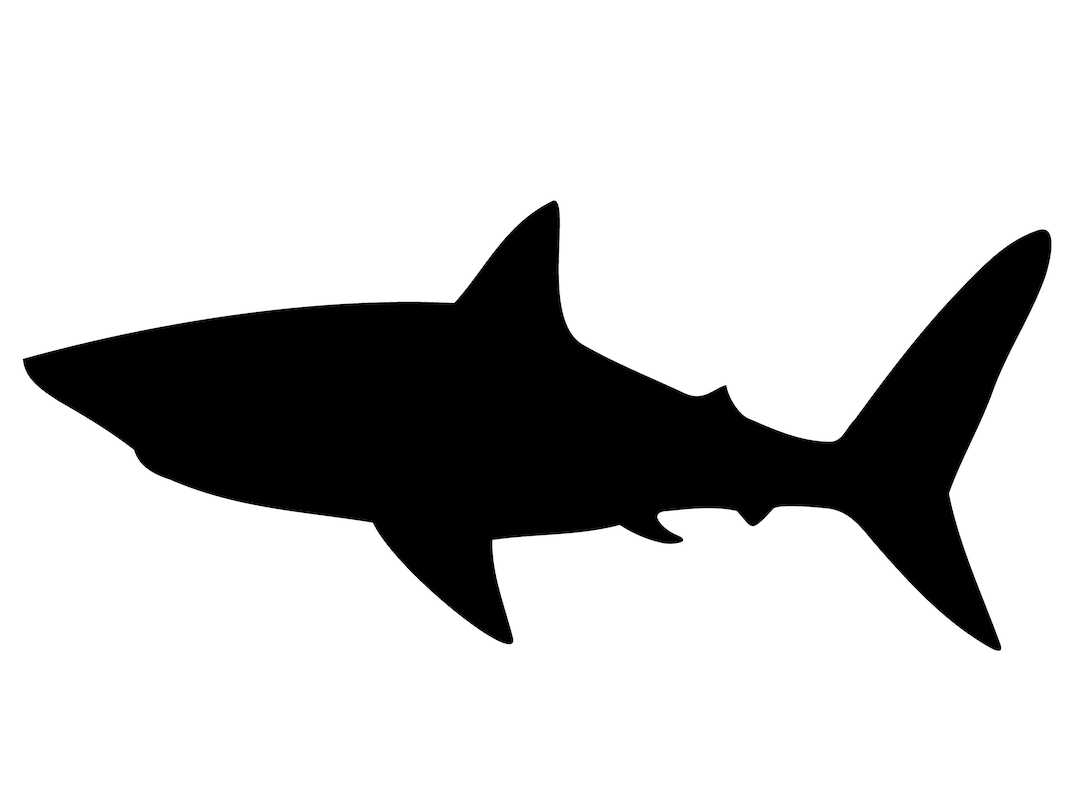 Shark Svg Clipart Image Silhouette Vector Cut File - Etsy