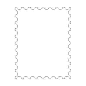 francobollo svg 4 francobollo svg francobollo svg francobollo sagoma taglio file clipart svg dxf png arte cnc laser cut file tshirt vettoriale clip art