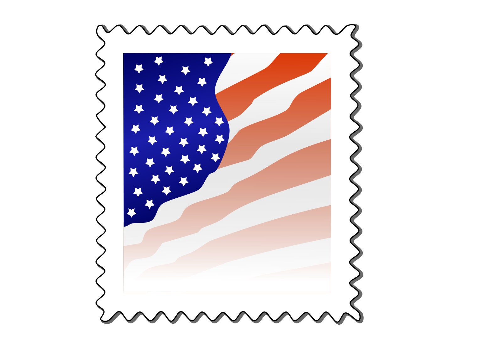 postage stamp clip art