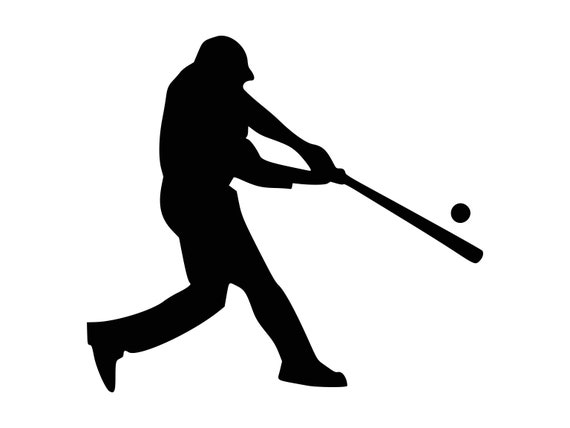 Baseball Player Svg Baseball Svg, Batter Svg Silhouette Softball Vector Baseball  Clipart Softball Cutting File - Etsy Denmark
