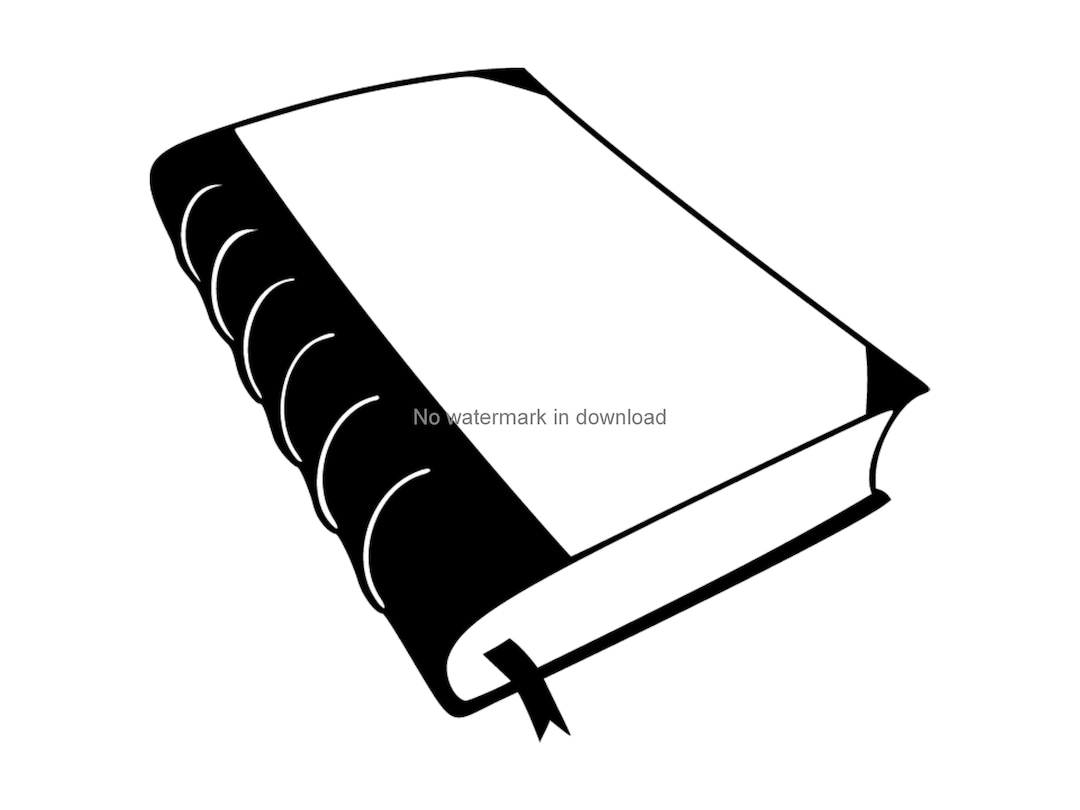 Gesloten boek SVG: snijbestanden, clipart (digitale download) - Etsy  Nederland, image size:1080x810