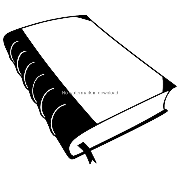 Closed Book Svg - Etsy