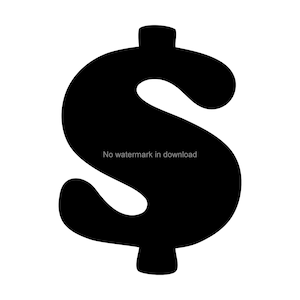 Money Digital Cut File, Money Sign Svg File, Dollar Sign Digital ClipArt, Money Svg Cut File