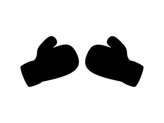 Download Mittens Svg Gloves Svg Winter Svg Silhouette Vector Mittens Etsy