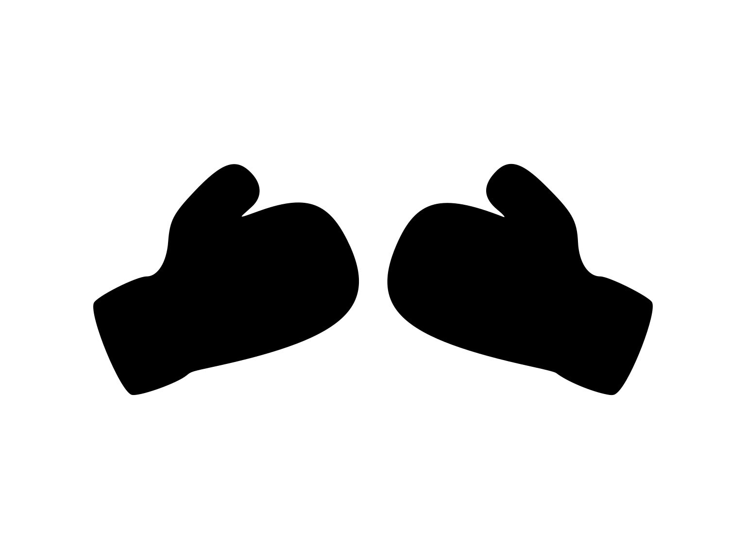 Download Mittens Svg Gloves Svg Winter Svg Silhouette Vector ...