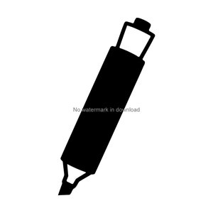 Marker Clip Art, Marker Cut Files For Cutting, Marker Svg Clipart, Marker Clipart Image, Marker Svg Design, Marker Cut File