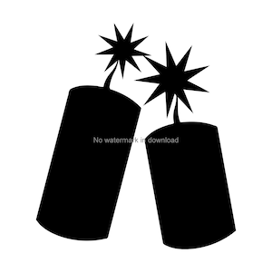 Dynamite Cutting File, Dynamite Clip Art Svg, Dynamite Vector Image, Dynamite Silhouette Svg, Dynamite Vinyl Cut File, Dynamite Svg Image