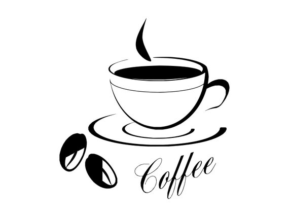 Coffee Sign Svg Coffee Logo Svg Java Digital Download Coffee Etsy