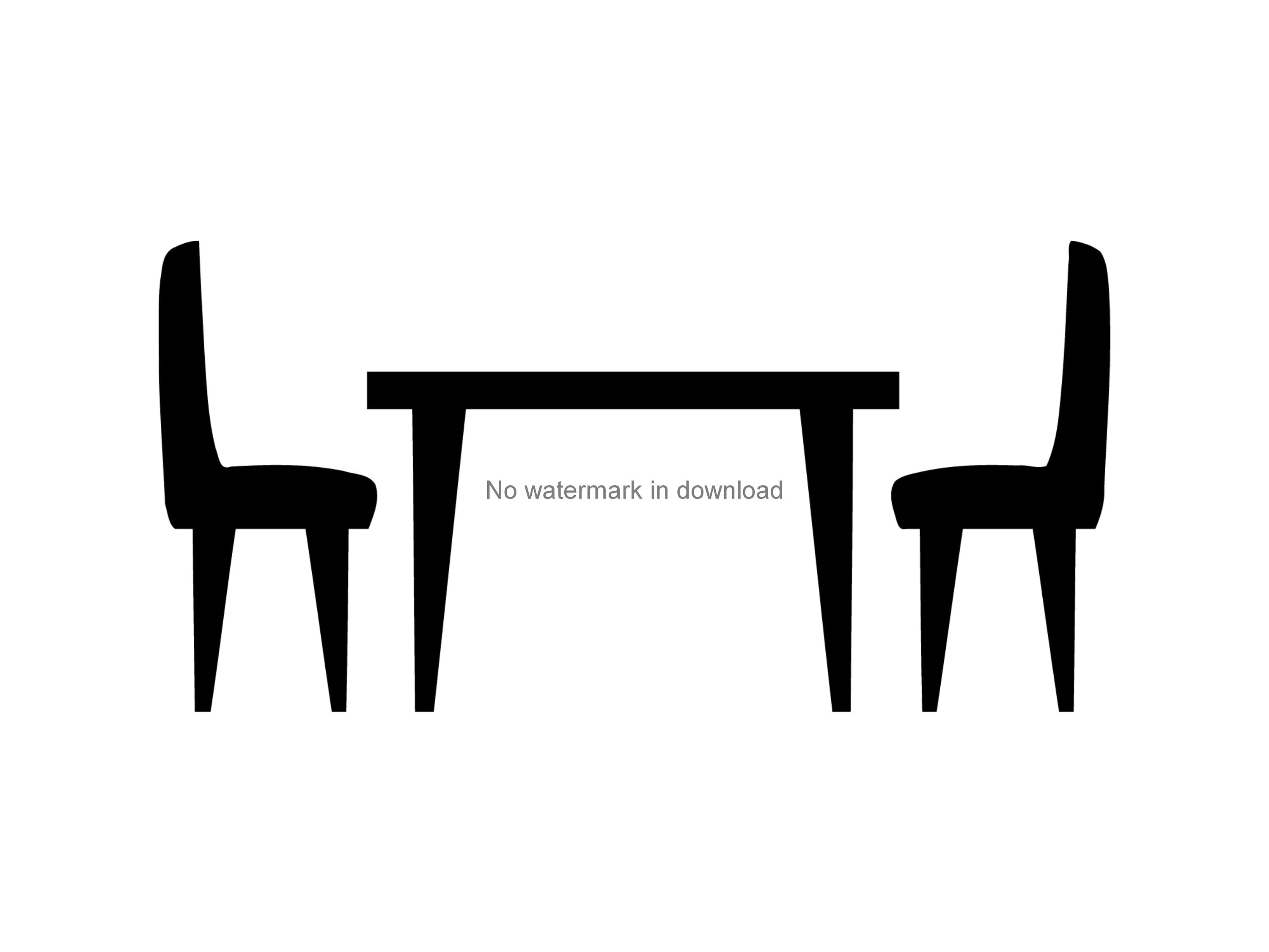 Table And Chairs Eps File Table And Chairs Cut File Table Etsy