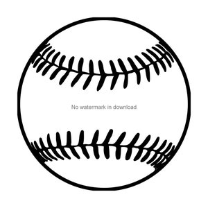 Baseball Svg Clipart Immagine, Baseball Immagine vettoriale, Baseball Svg File, Baseball Dxf File, Baseball Image File, Baseball Vinyl Cut File