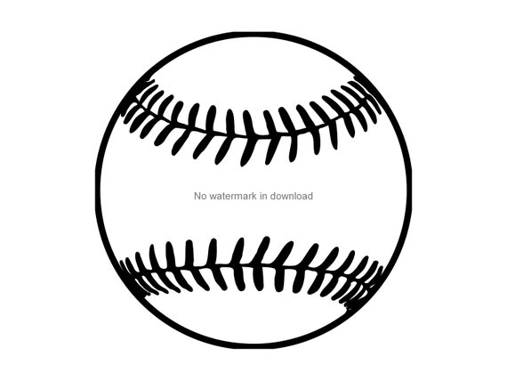 Download Baseball Svg Clipart Image Baseball Vector Image Baseball Etsy