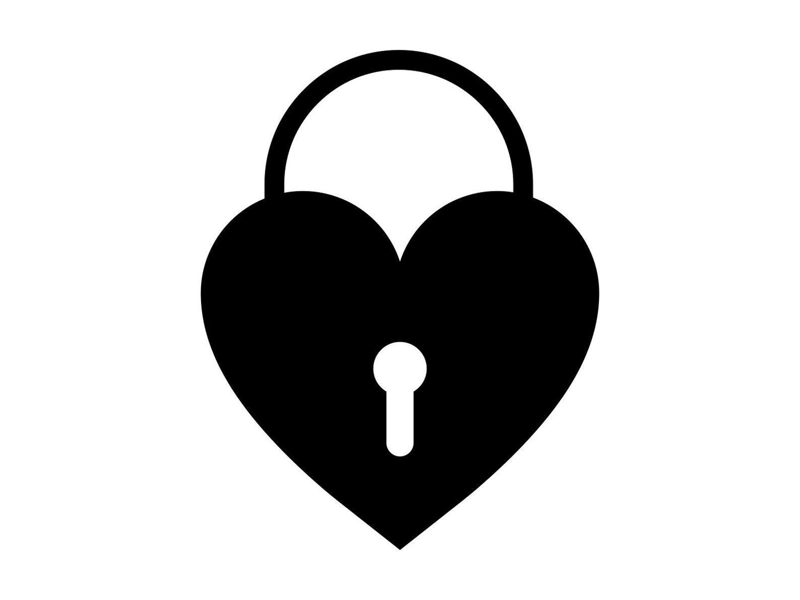 Heart Svg Heart Lock Svg Lock Silhouette Vector Png Dxf Svg Etsy