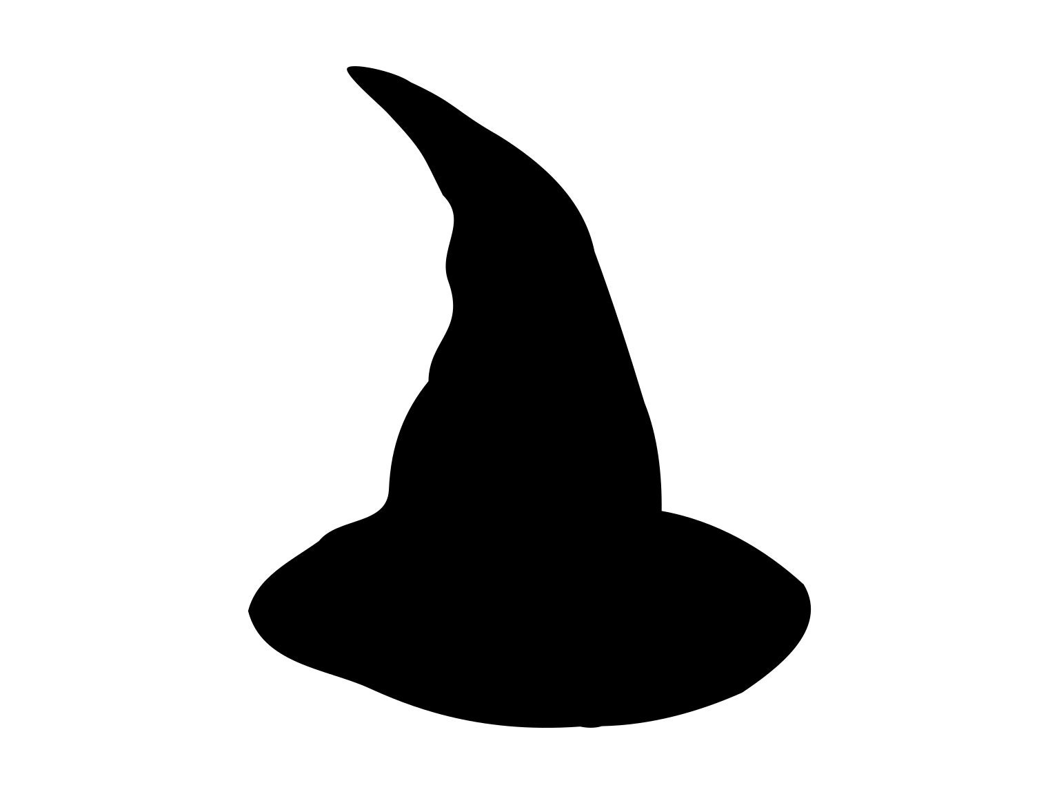 Witch Hat Silhouette