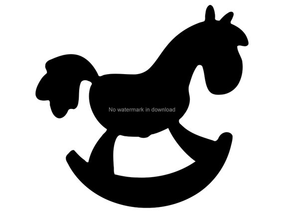 Download Rocking Horse Silhouette Svg Rocking Horse Instant Download Etsy 3D SVG Files Ideas | SVG, Paper Crafts, SVG File