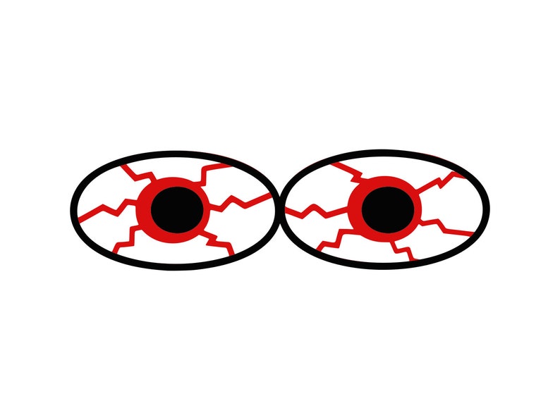 Download Eyes Svg Bloodshot eyes Svg Eyes Clipart Red eyes Cut File ...