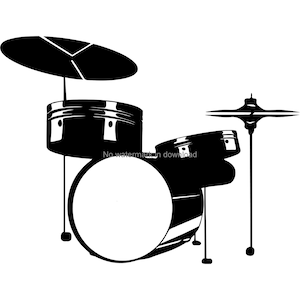 Drum Set Cut File, Drum Set Dxf Clipart, Drum Set Clipart Svg, Drum Set Laser Svg, Drum Set Svg Clipart, Drum Set Svg Cutting Files