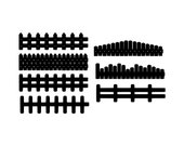 Fence Svg Fences Svg Files Picket Fence Svg Wooden fence Svg Fence Cut File Dxf Laser Engrave Cnc Cutting Tshirt Template Vinyl Cut Template