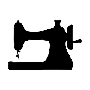 Nähmaschine SVG Cut Files: Näherin Clipart (digitaler Download)