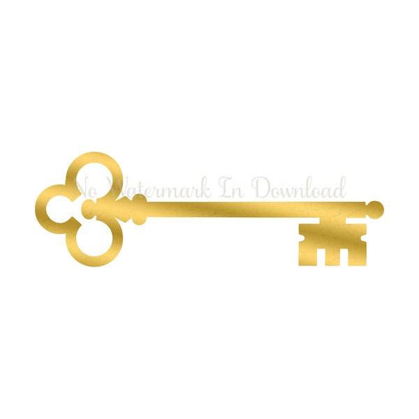 Skeleton Key Foil Planner Image, Skeleton Key Scrapbook Image, Skeleton Key Gold Notebook Png, Skeleton Key Foil Image