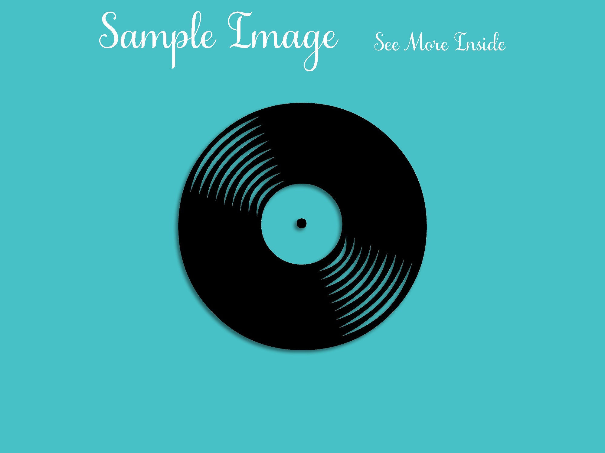 Download Vinyl Record Svg Digital File Vinyl Record Vector Eps File Vinyl Record Cricut And Silhouette Svg Vinyl Record Printable Clipart Png