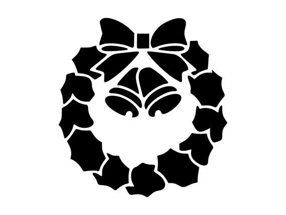 Download Wreath Svg Holiday Wreath Svg Christmas Wreath Cut File Dxf Etsy