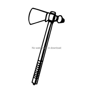 Tomahawk Image: Laser Cut File, Clipart (Digital Download)