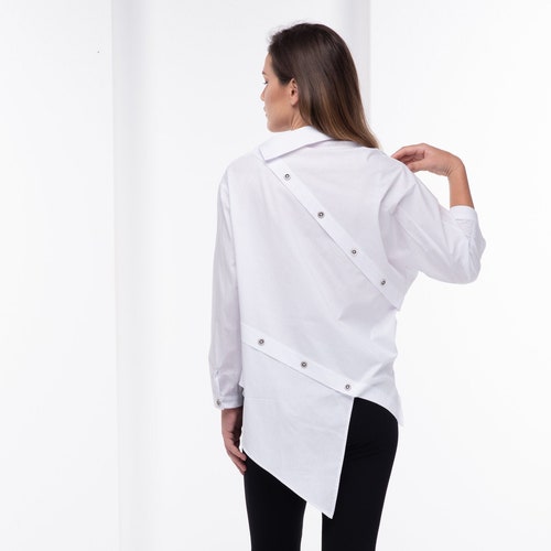 Asymmetrical Cotton Shirt