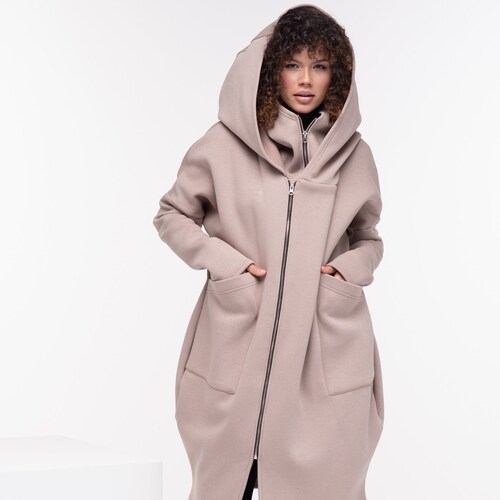 Asymmetric Cotton Cyberpunk Jacket