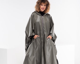 OVERSIZE COATING RAIN COAT | CTHY