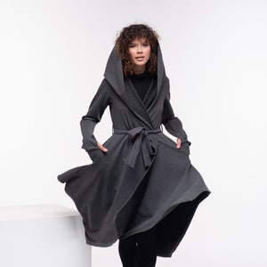 Cloak With Hood, Long Hooded Cape, Oversized Hoodie, Gothic