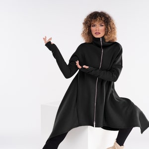 Black swing jacket shop