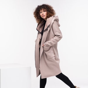 Oversized Hoodie, Cyberpunk Jacket, Hoodies for Women, Plus Size Cotton Coat