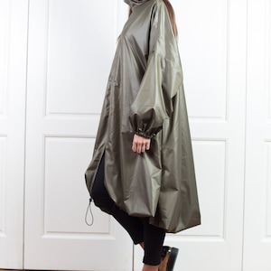 Womens oversized rain jacket outlet