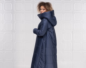 Plus Size Winter Coat, Quilted Jacket, Winter Coat Women, Plus Size Clothing