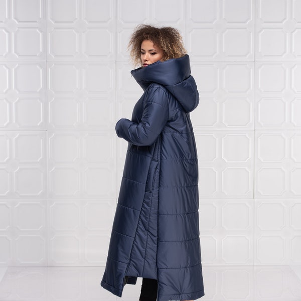 Grote maten winterjas, gewatteerde jas, winterjas dames, grote maten kleding