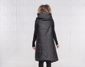 Quilted Jacket, Down Coat, Winter Coat Woman, Boho Vest