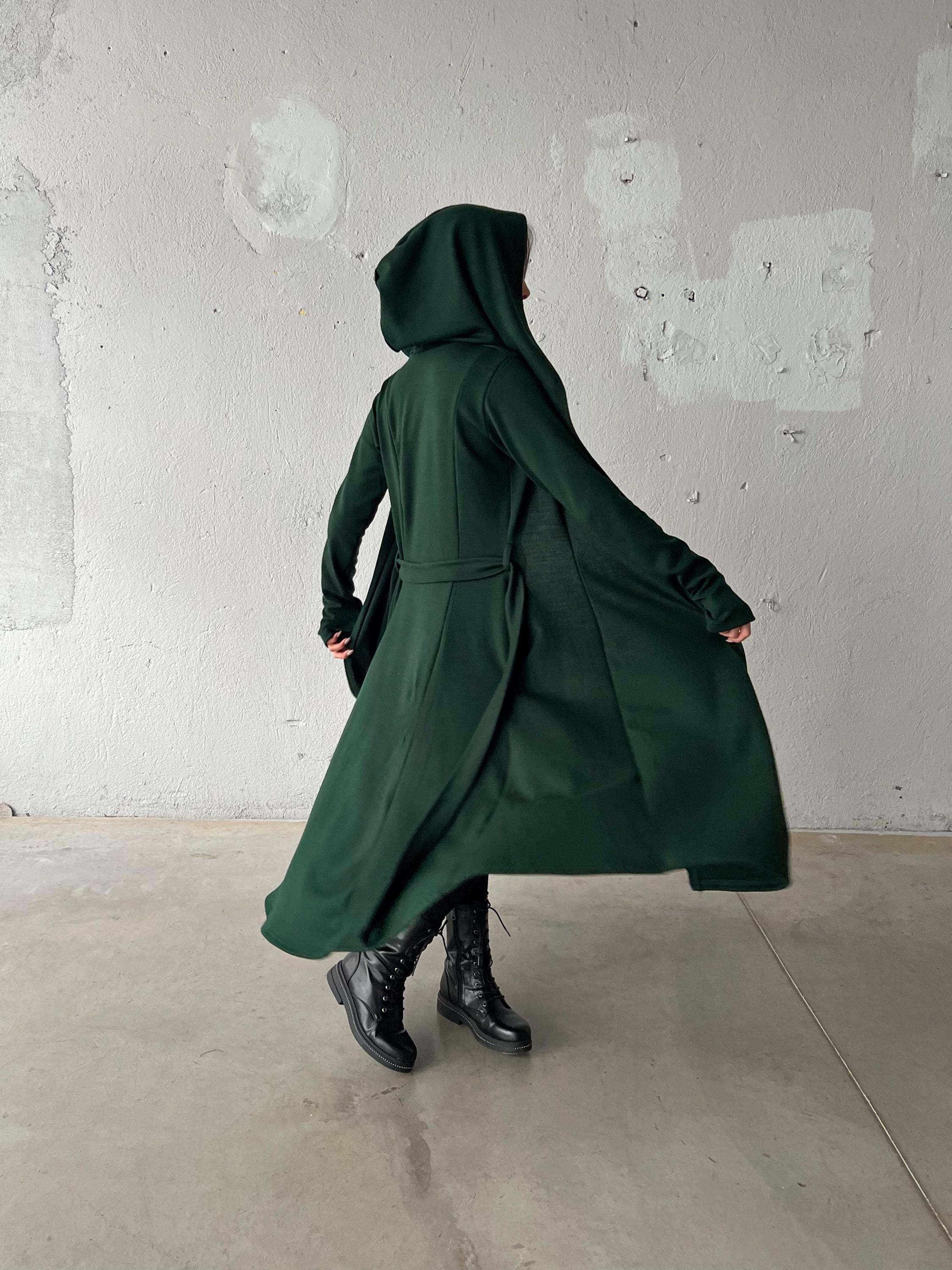 【MARGARETHOWELLHOUSEHOLDGOODS】24AW 5894253004 SOFT WOOL GOWN フード付き ロング長袖カーディガン Margaret 25|100% wool buttoned down coat – Linennaive