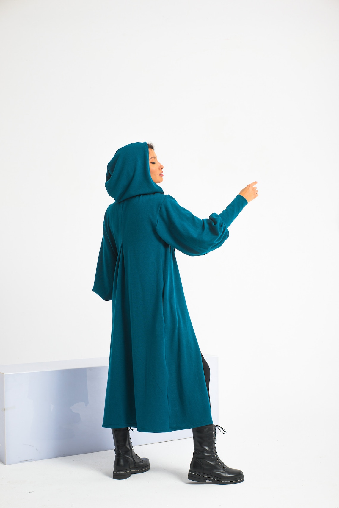 Long Cardigan Cape Coat main image 0