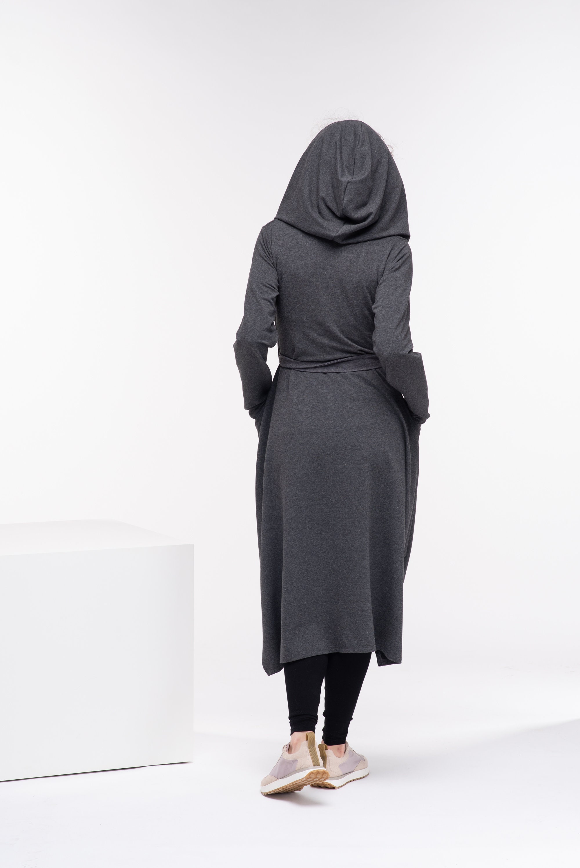 Gothic Black Sleeveless Hooded Cape Coat – GTHIC