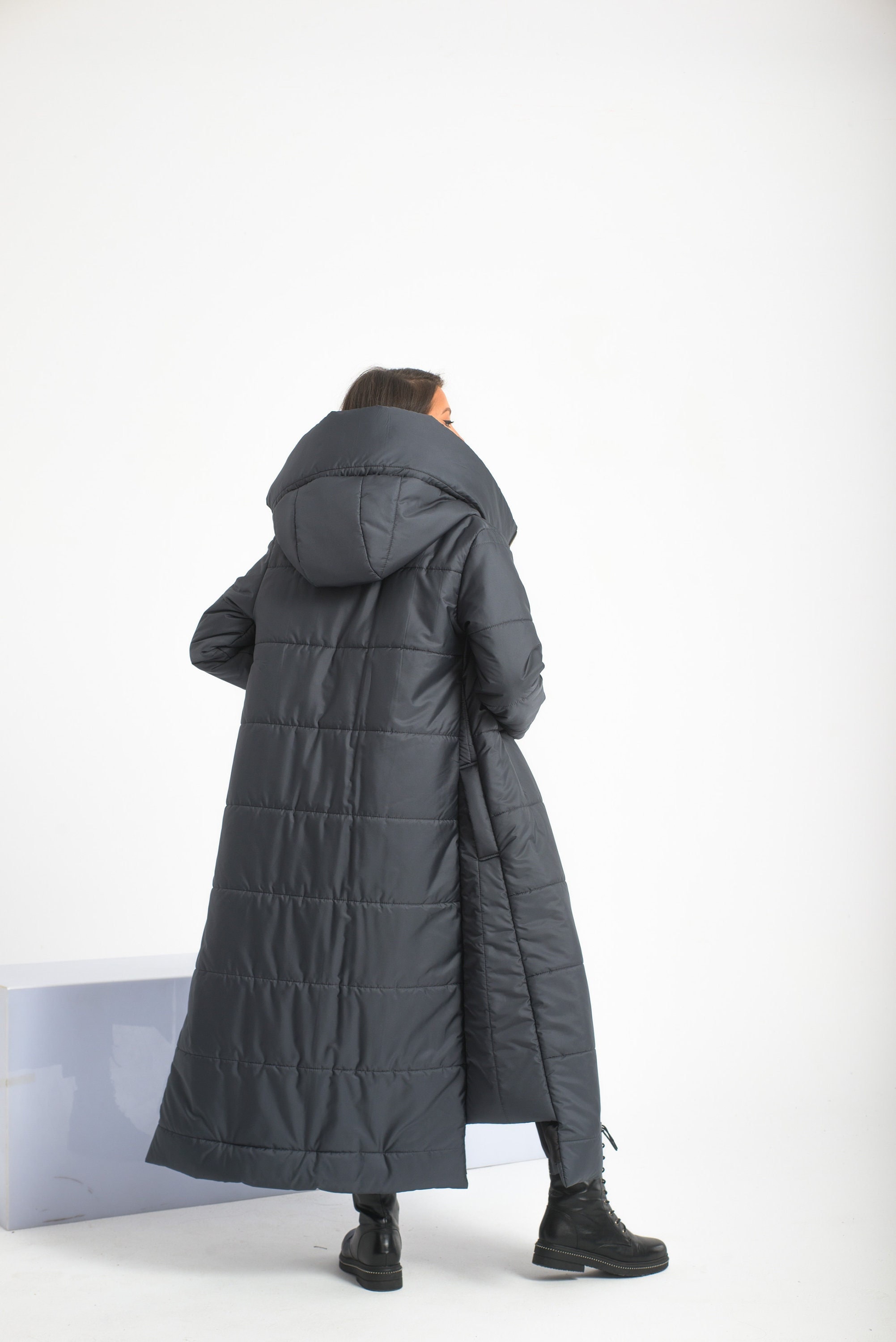 Long Quilted Coat Etsy Singapore
