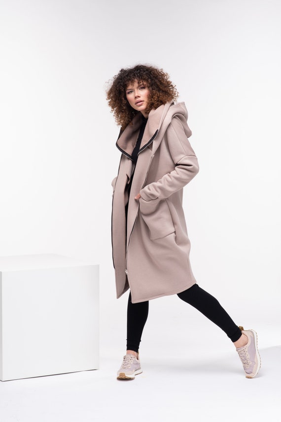 Oversized Hoodie Cyberpunk Jacket Hoodies for Women Plus Size Cotton Coat Etsy
