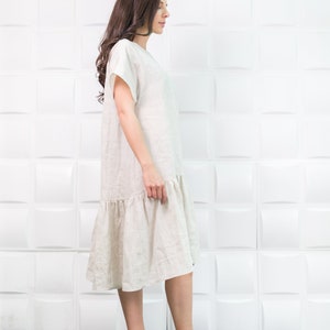 Linen Dress for Women White Linen Dress Linen Clothing - Etsy