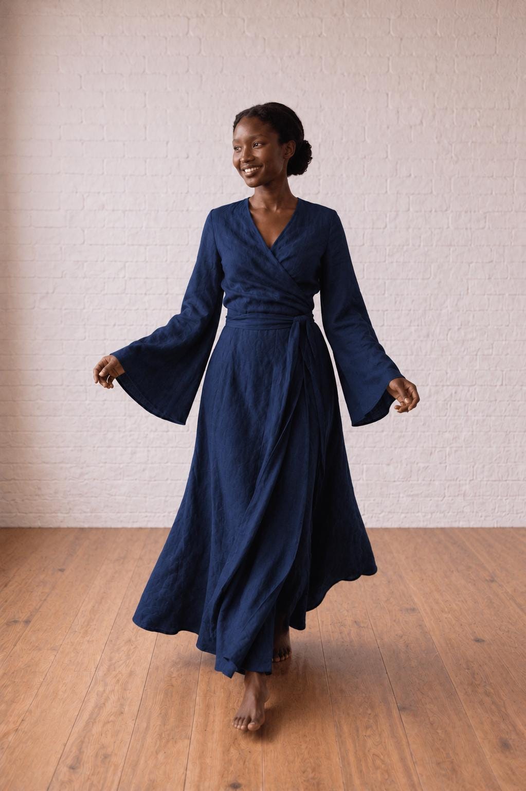 Navy Blue Swing Dress