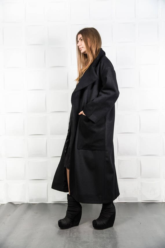 black maxi jacket