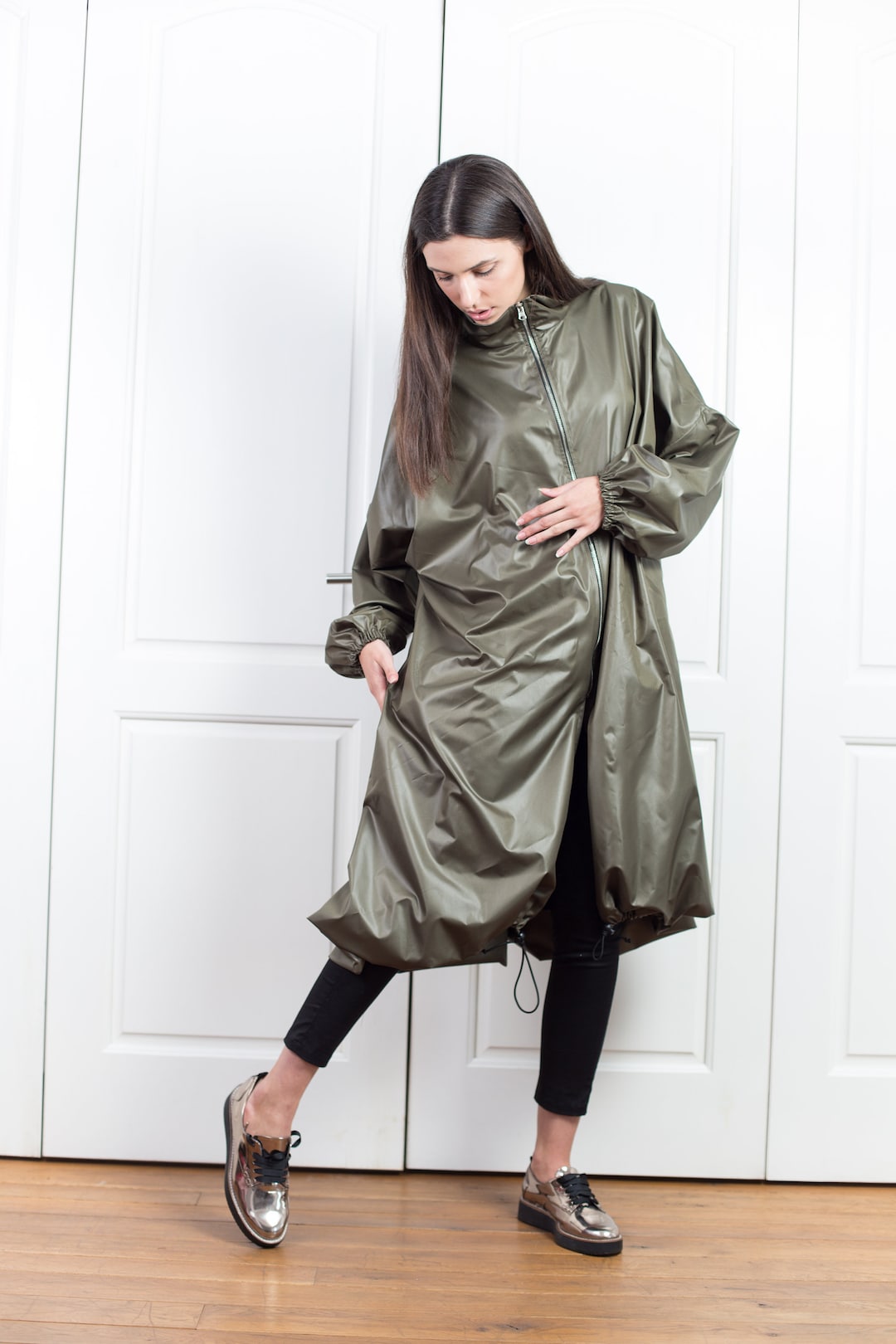 Cyberpunk Jacket, Womens Raincoat, Rain Coats for Women, Steampunk ...